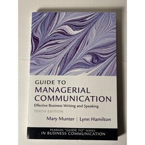 Guide to Managerial Communication- Paperback, by Munter Mary- VERY GOOD